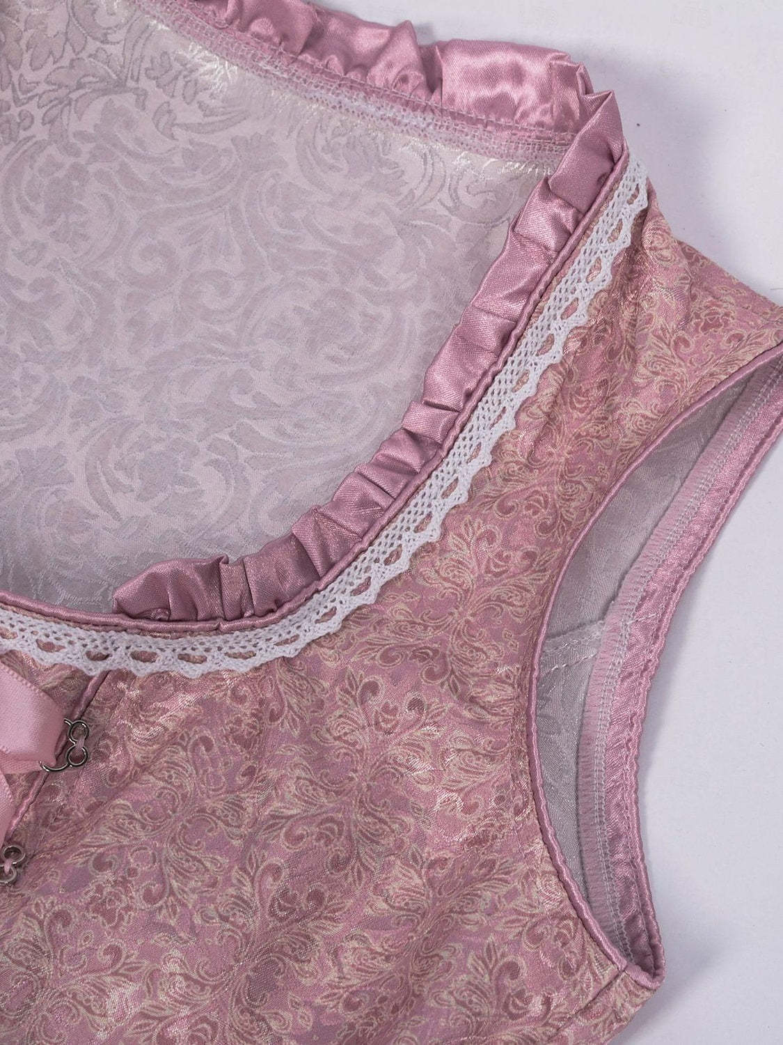 Vintage Knee-Length A-Line Dress with Jewel Neck Half Sleeves and Bowknot