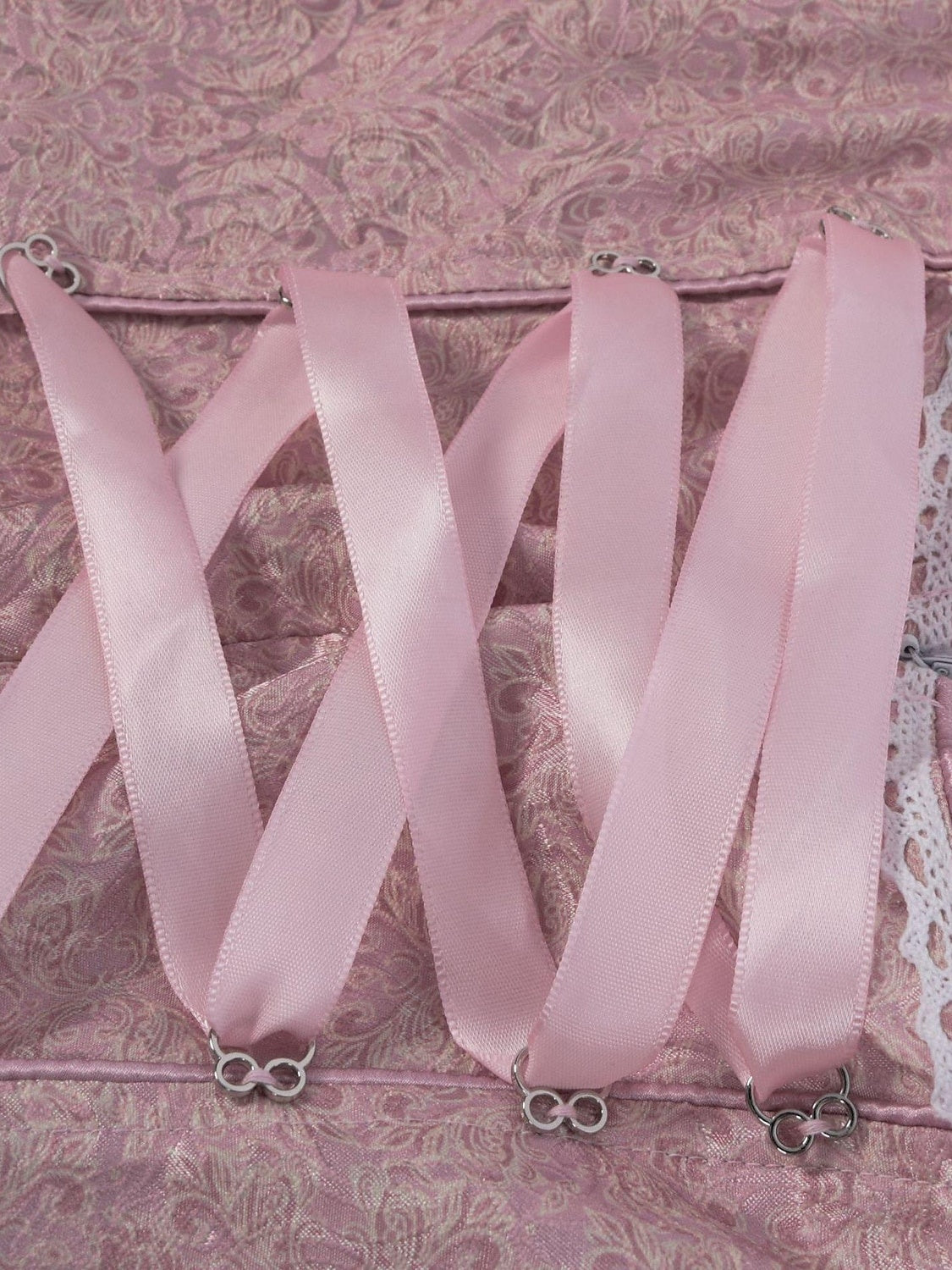 Vintage Knee-Length A-Line Dress with Jewel Neck Half Sleeves and Bowknot