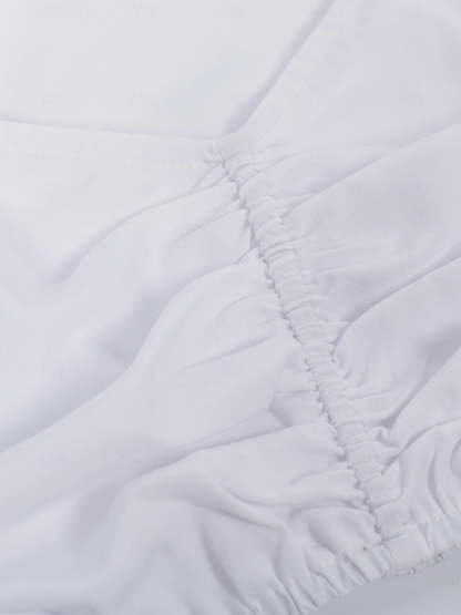 Vintage Knee-Length A-Line Dress with Jewel Neck Half Sleeves and Bowknot