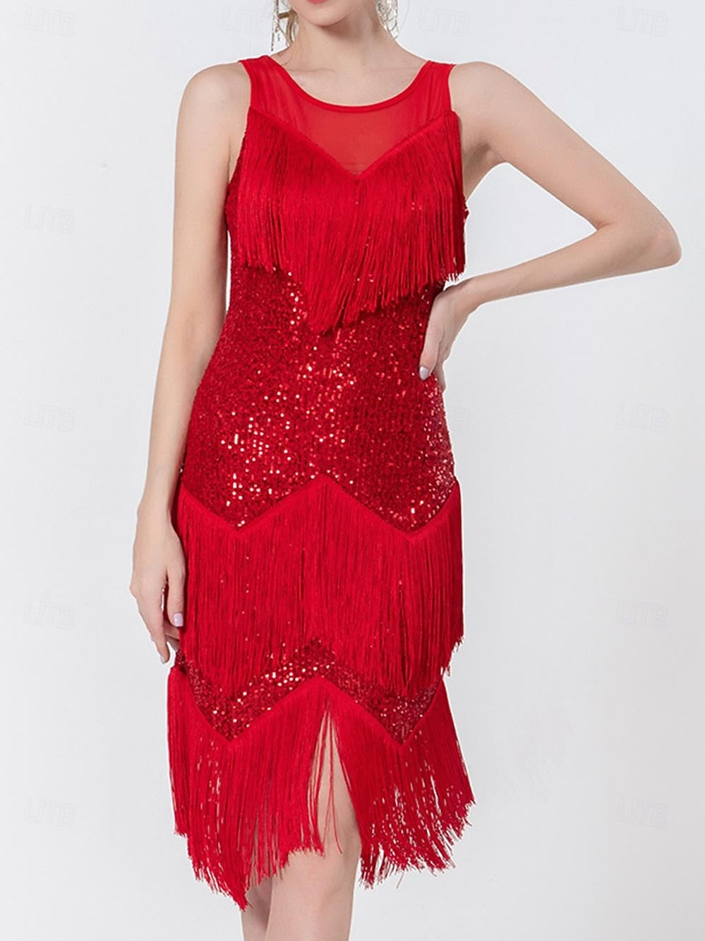 Vintage A-Line Princess Halter Dress with Ruffles Sleeveless and Ankle-Length