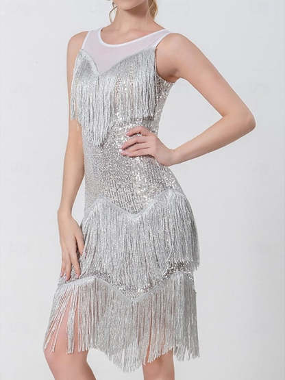 Vintage A-Line Princess Halter Dress with Ruffles Sleeveless and Ankle-Length