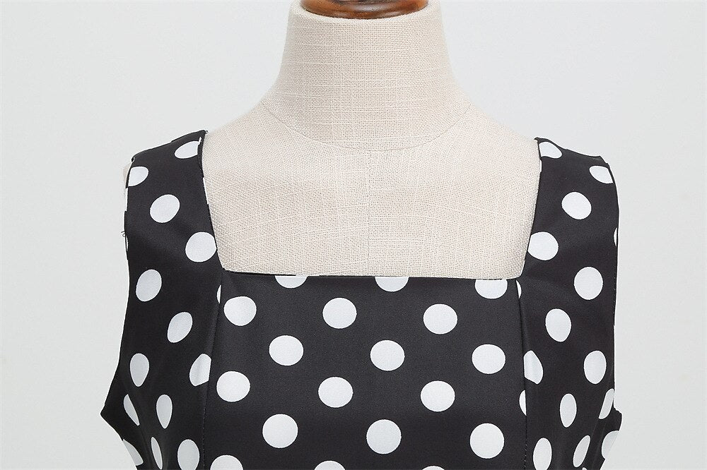 Vintage Off-the-Shoulder Sleeveless A-Line Princess Dress in Ankle-Length