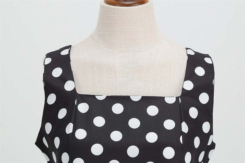 Vintage Off-the-Shoulder Sleeveless A-Line Princess Dress in Ankle-Length