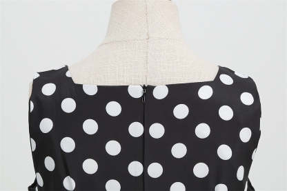 Vintage Off-the-Shoulder Sleeveless A-Line Princess Dress in Ankle-Length