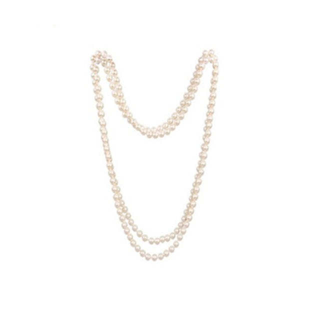 Vintage Tea-Length Sleeveless A-Line/Princess V-Neck Dress Set with Feather Headband Earrings Necklace and Gloves-BMbridal.UK