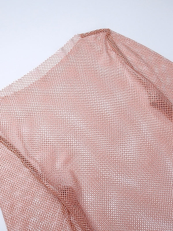 Vintage Mini Dress with Jewel Neckline and Long Sleeves in A-Line/Princess Cut