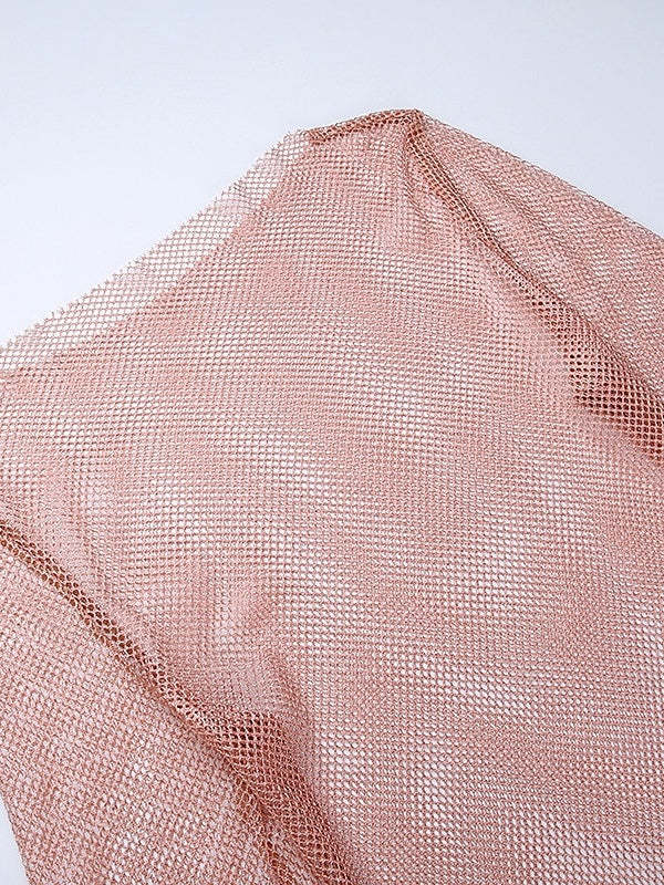 Vintage Mini Dress with Jewel Neckline and Long Sleeves in A-Line/Princess Cut