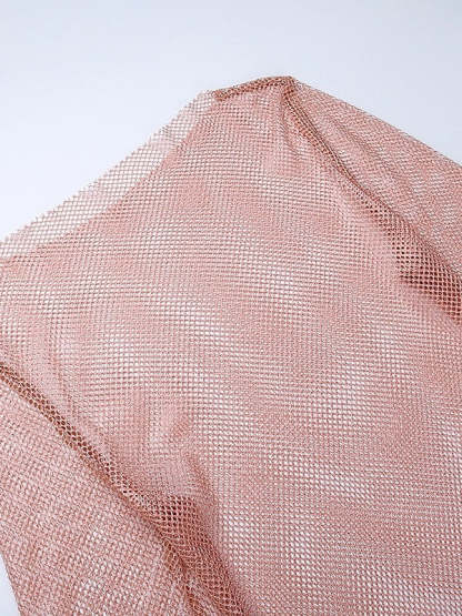 Vintage Mini Dress with Jewel Neckline and Long Sleeves in A-Line/Princess Cut