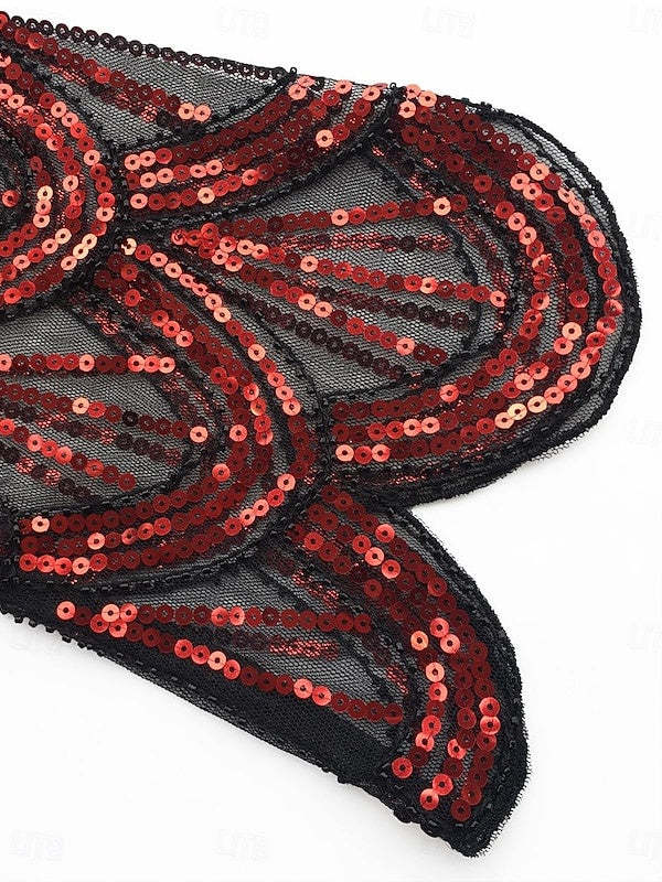 Vintage 1920s Women's Sequined Party Coat Shawl