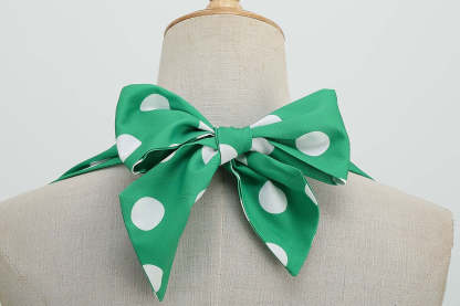 Vintage Tea-Length Halter Dress With Bowknot in A-Line/Princess Style