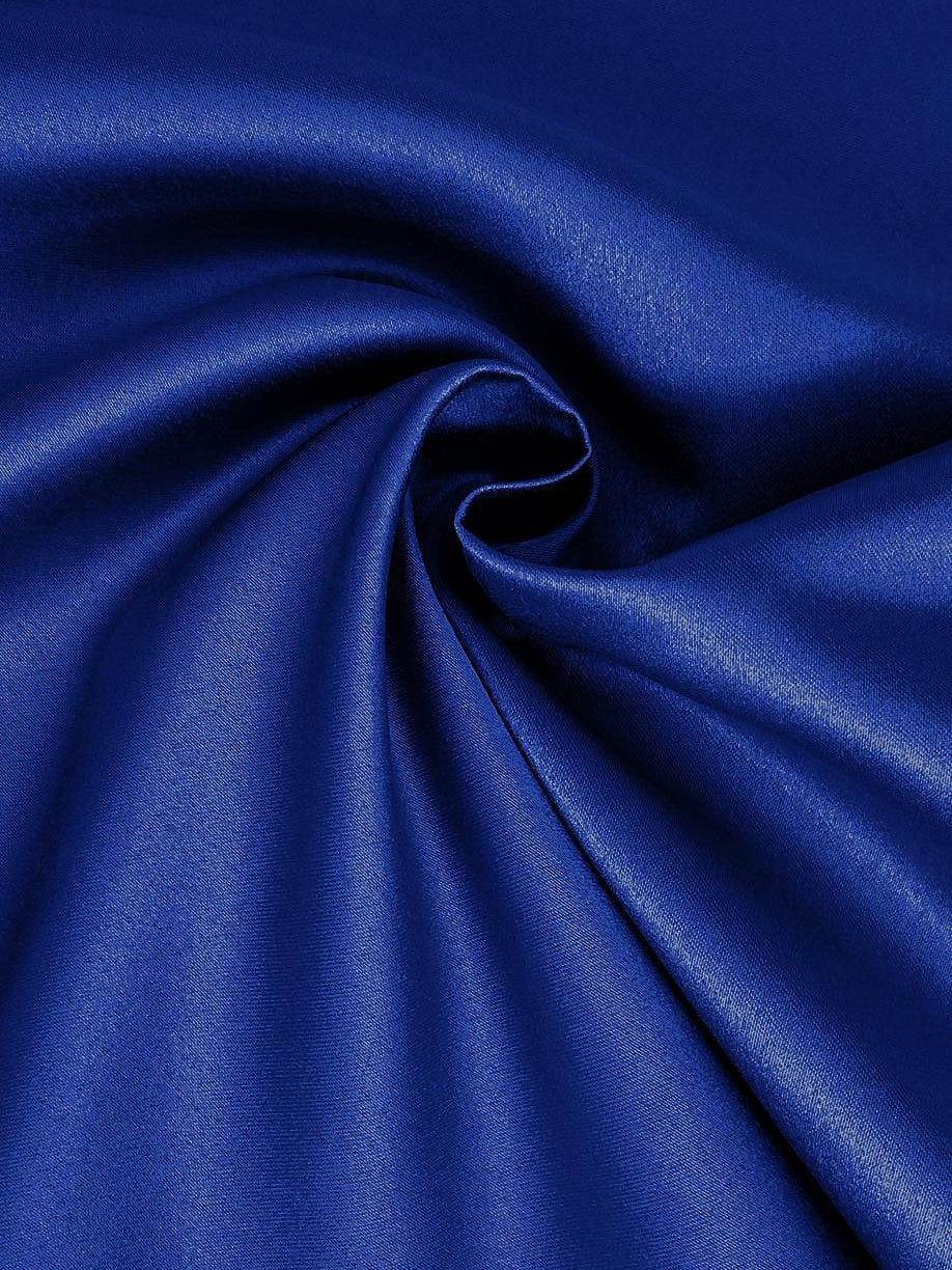 Short Sleeve V-Neck A-Line Prom Dress with Pocket and Criss Cross in Floor-Length Satin