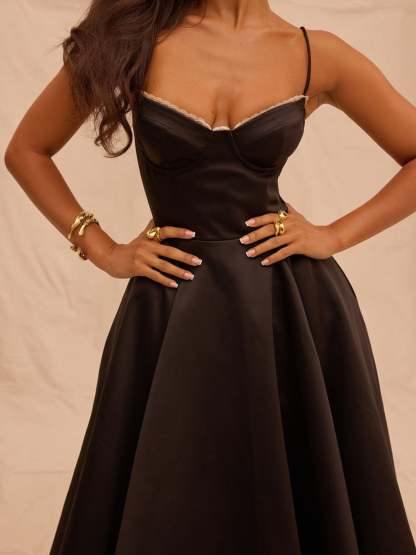 Sweetheart Sleeveless A-Line Princess Cocktail Dresses in Ankle Length