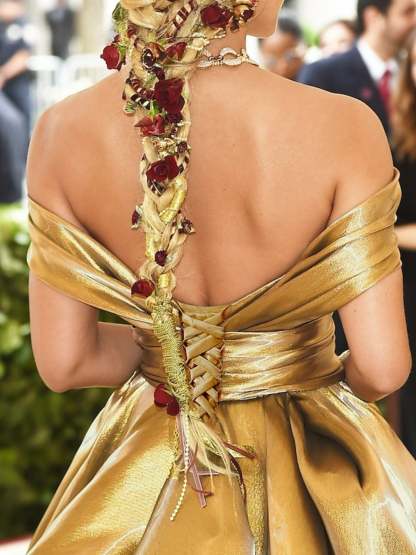 Princess A-Line Off-the-Shoulder Floor-Length Evening Gown with High Slit