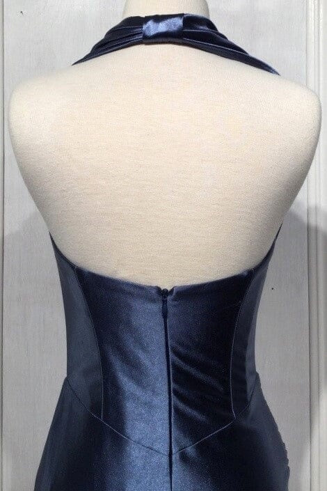 Strapless Floor-Length Mermaid/Trumpet Evening Gowns with Side Split Pleats and Detachable Wrap