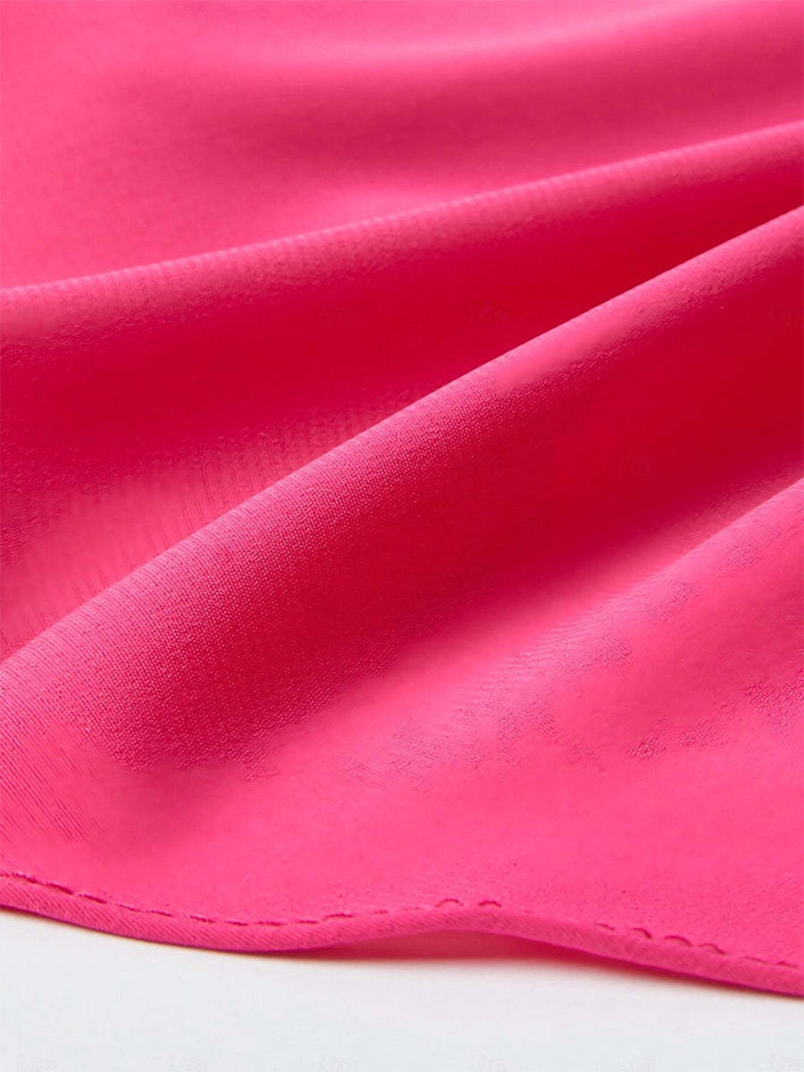 Short Sleeve Off-the-Shoulder Ruched A-Line Prom Dress with Ruffles