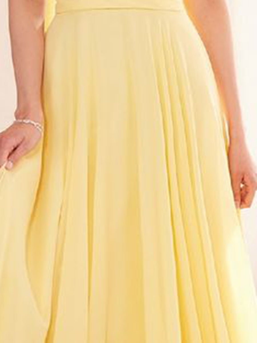 Strapless Sweetheart A-Line Princess Floor-Length Prom Dress with Backless Lace-up and Ribbon