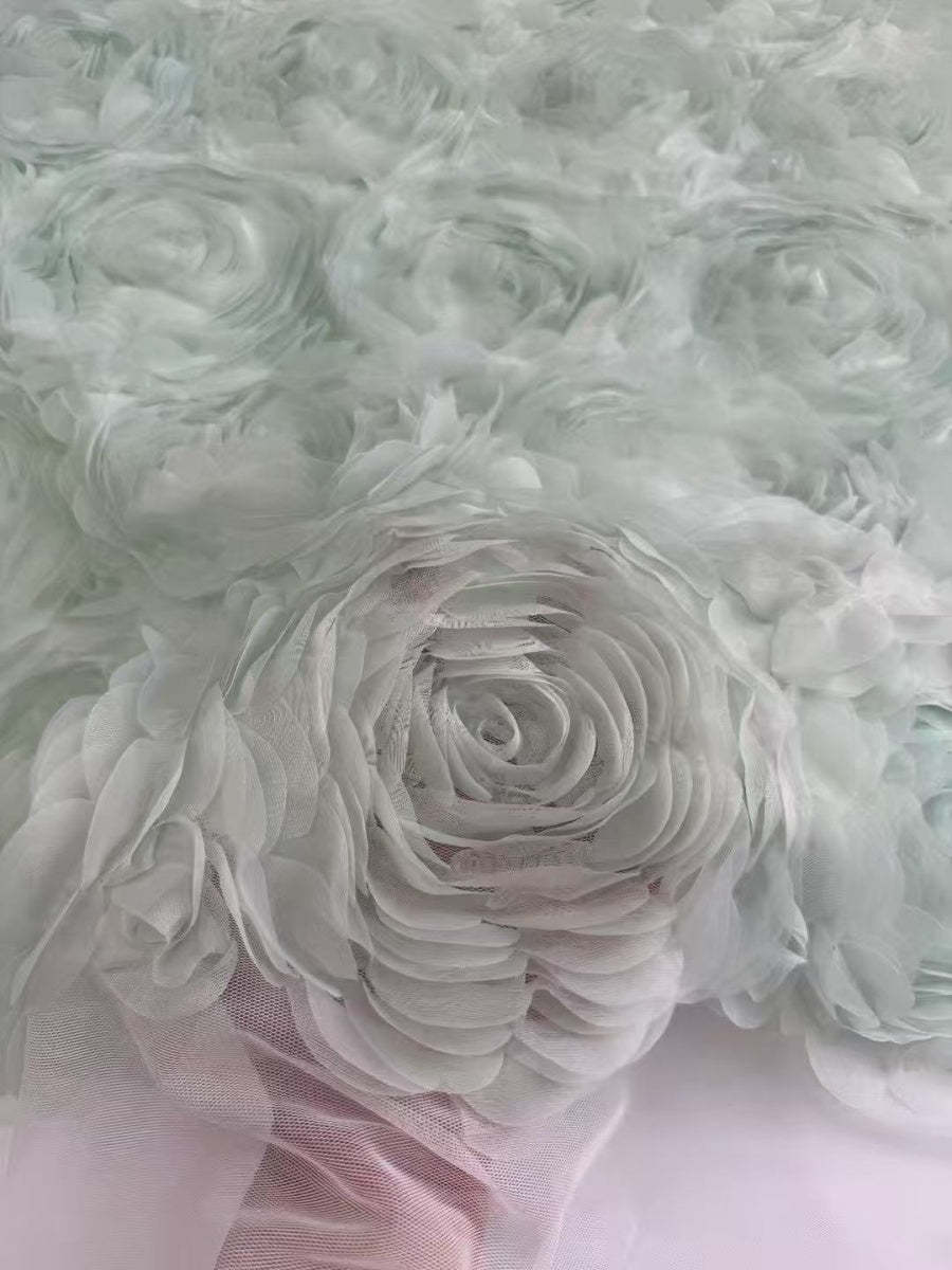 Spaghetti Strap Sleeveless Mini A-Line Cocktail Dress with 3D Princess Flowers