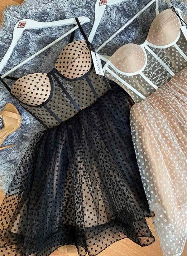 Sweetheart Sleeveless A-Line Mini Homecoming Dress with Lace-Up