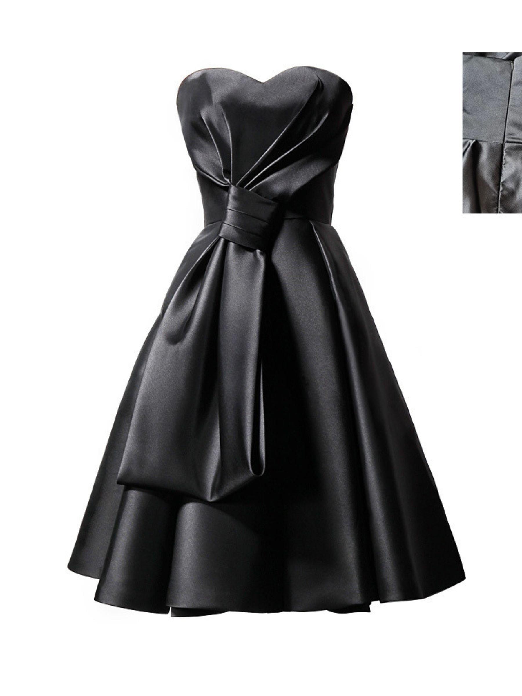 Elegant Black Sweetheart A-Line Princess Dress for Halloween Performances Sleeveless and Knee-Length