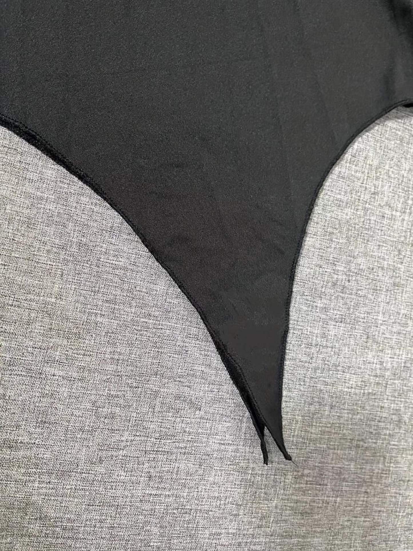 Goth Witch Halloween Performance Dress with Long Bat Sleeves and Floor-Length Sheath