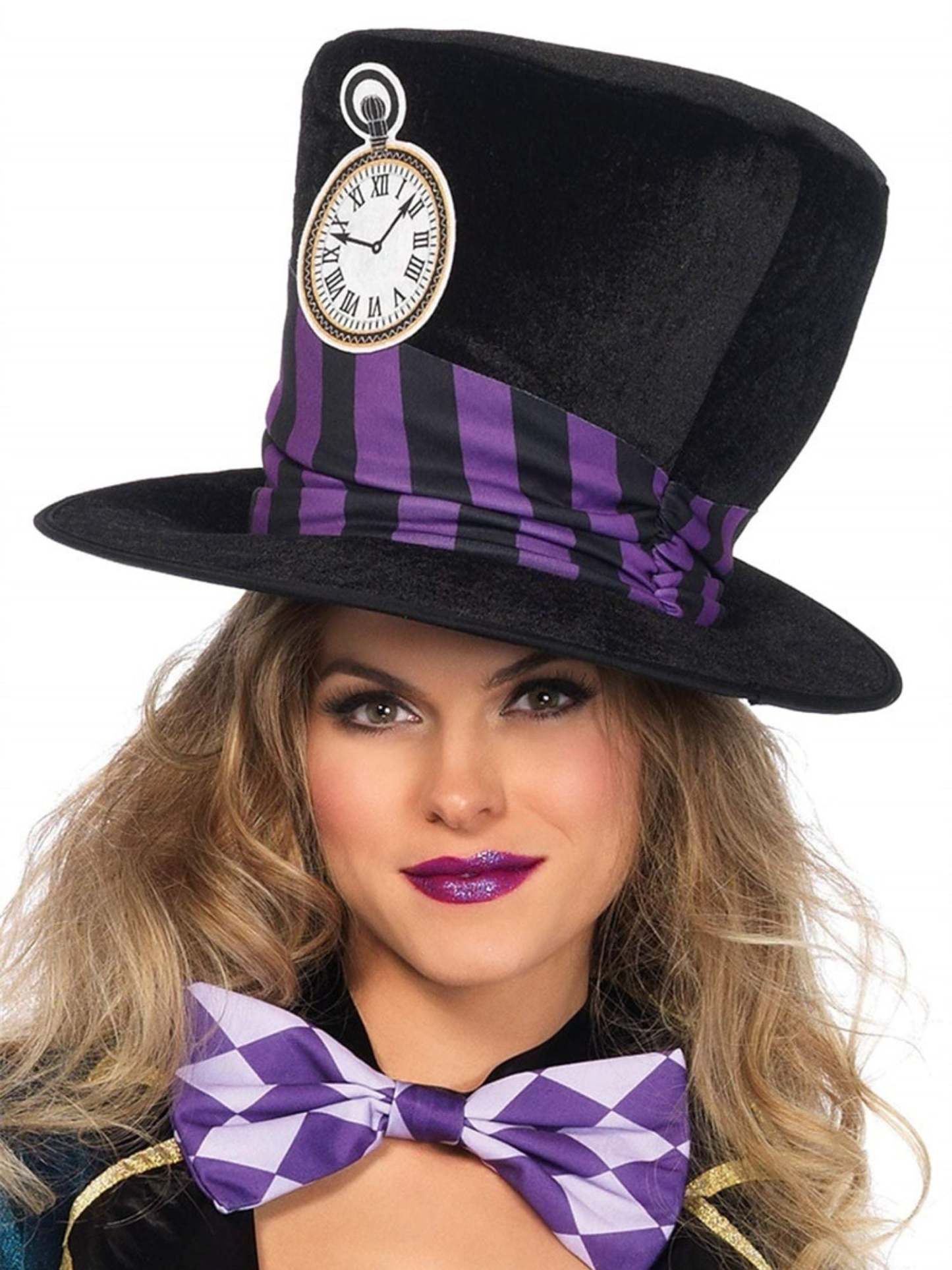 V-Neck A-Line Witch Dress with Asymmetrical Long Sleeves for Halloween