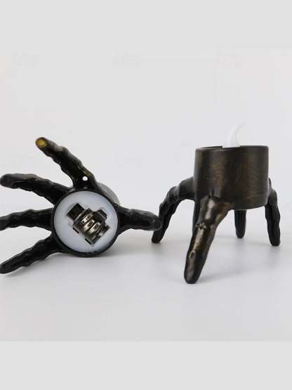 Vintage Halloween LED Candle Light with Skeleton Hand and Foot