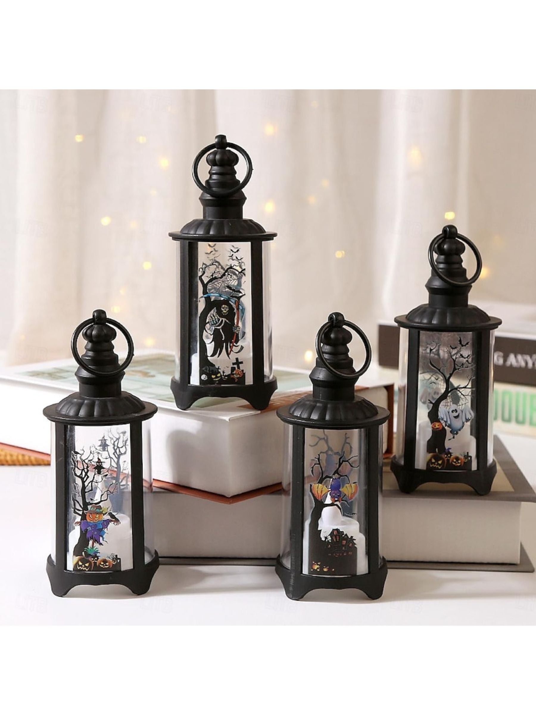 Vintage Halloween Wind Lights for Creative Ambience Decor