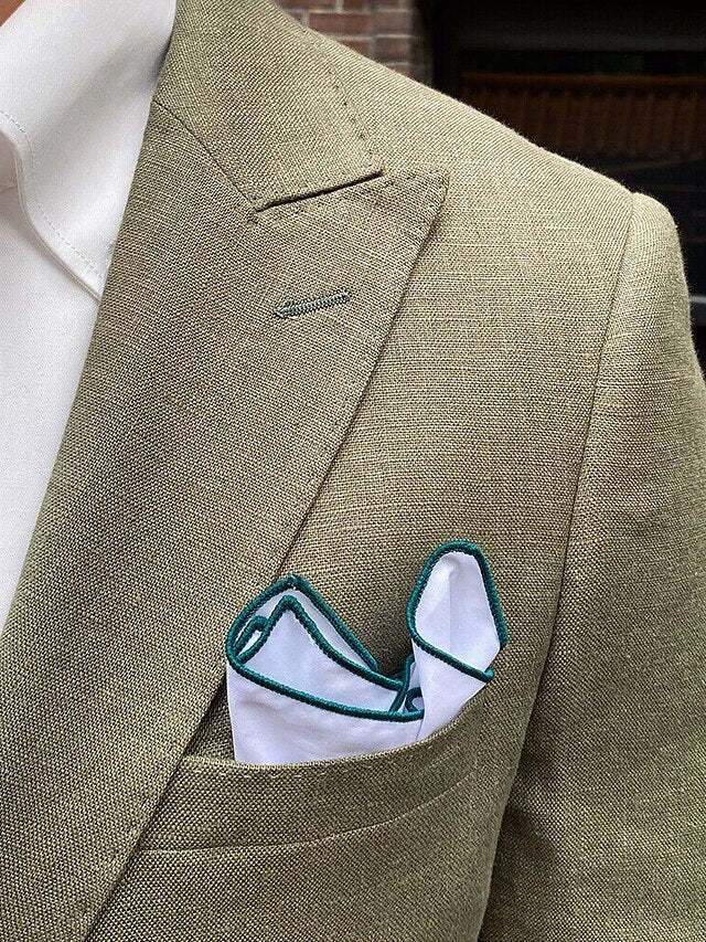 Single-Breasted Two-Button Blazer Jacket With A Tailored Fit For Men