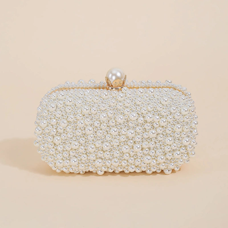 Elegant and Refined Pearl Clutch Bags