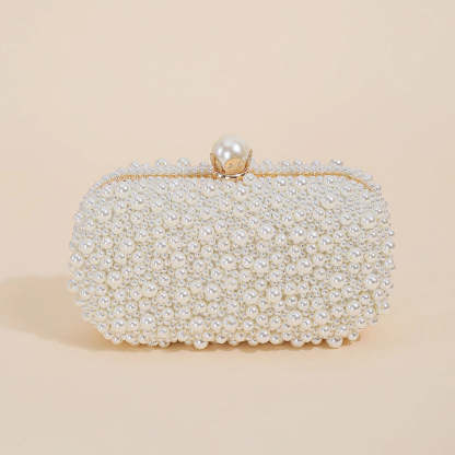 Elegant and Refined Pearl Clutch Bags