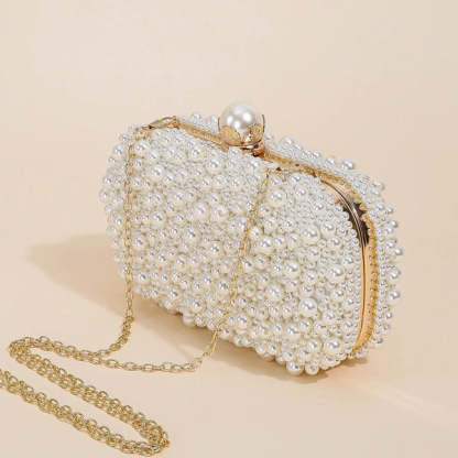 Elegant and Refined Pearl Clutch Bags
