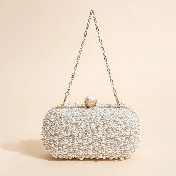 Elegant and Refined Pearl Clutch Bags
