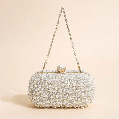 Elegant and Refined Pearl Clutch Bags