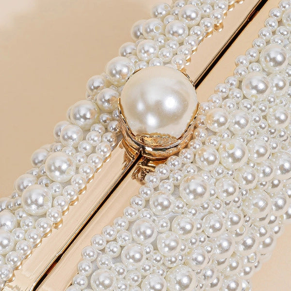 Elegant and Refined Pearl Clutch Bags