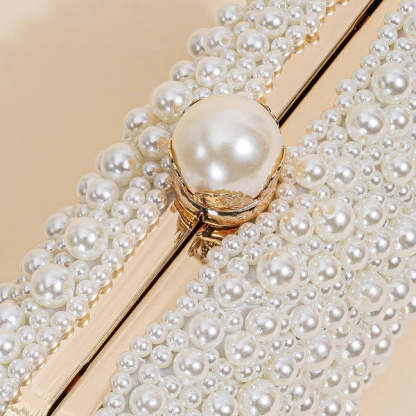 Elegant and Refined Pearl Clutch Bags