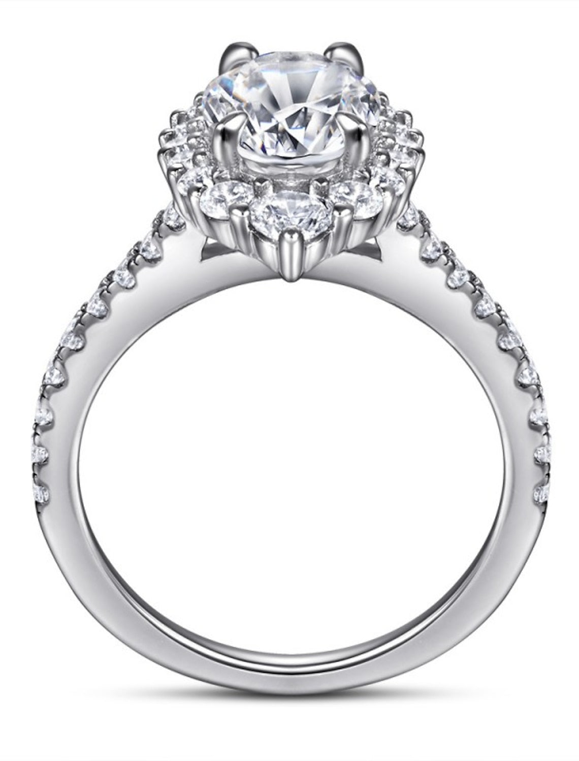 Vintage French Wedding Ring in S925 Sterling Silver