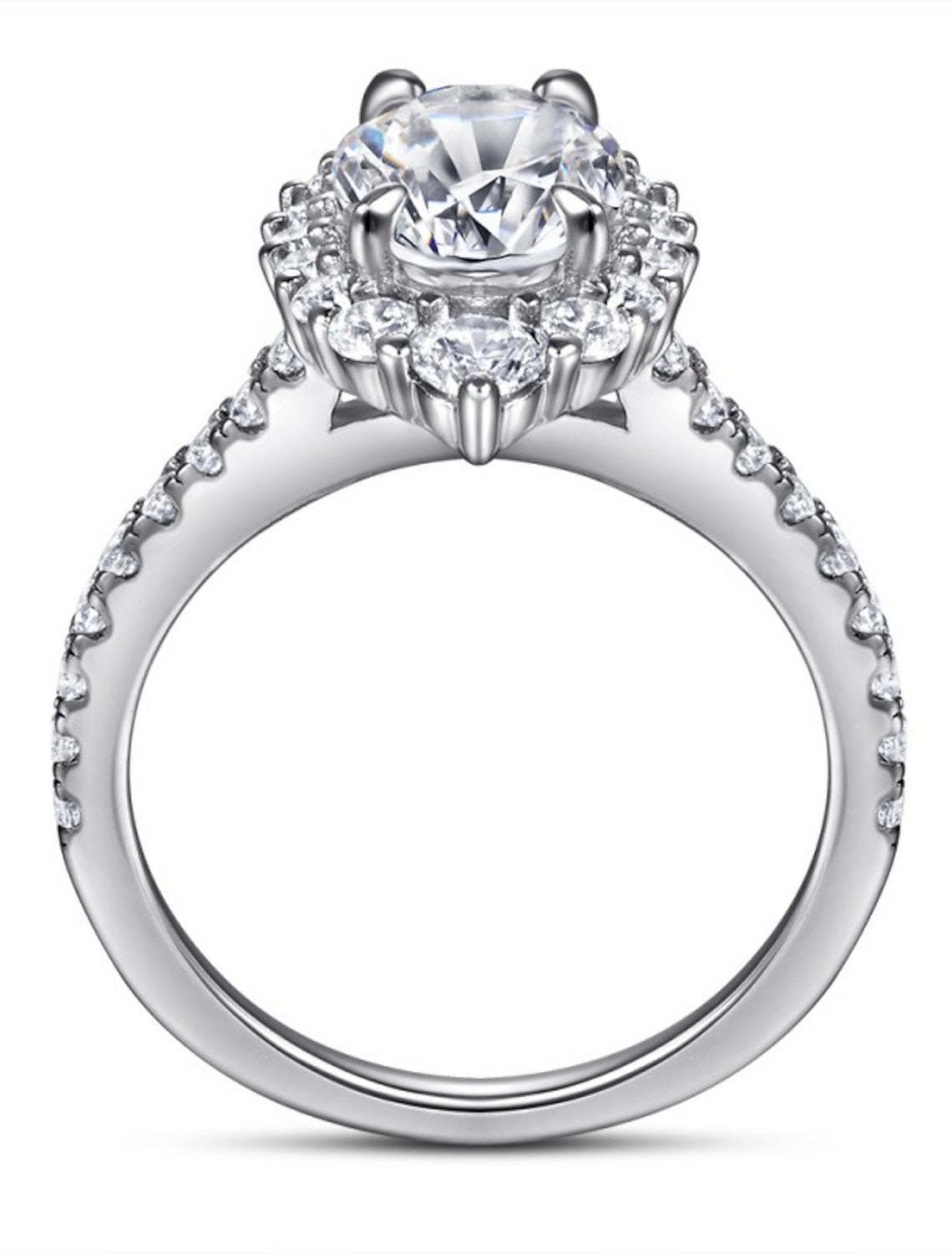 Vintage French Wedding Ring in S925 Sterling Silver