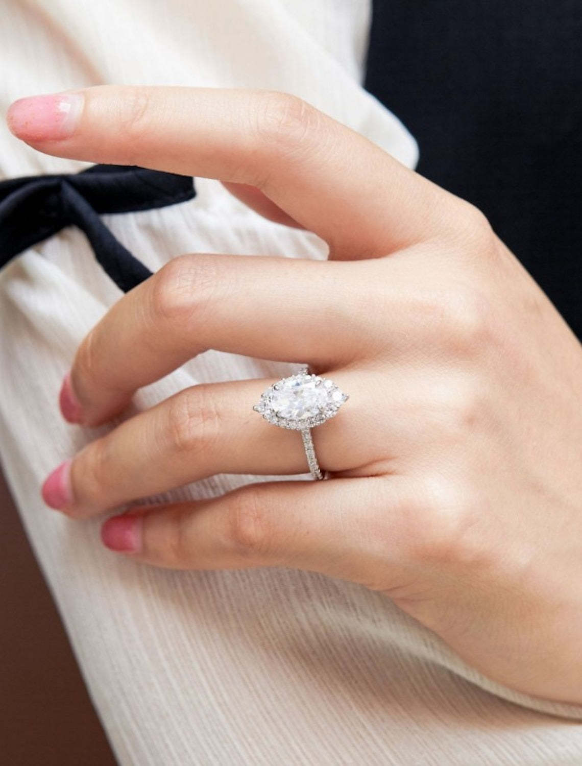 Vintage French Wedding Ring in S925 Sterling Silver