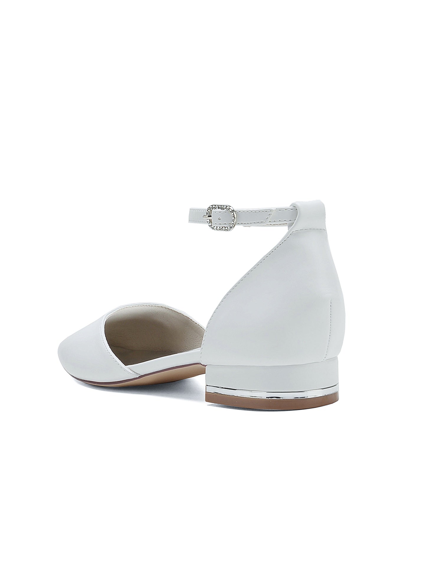 Low-Heel Pointed Toe Bridesmaid Shoes for Women's Weddings