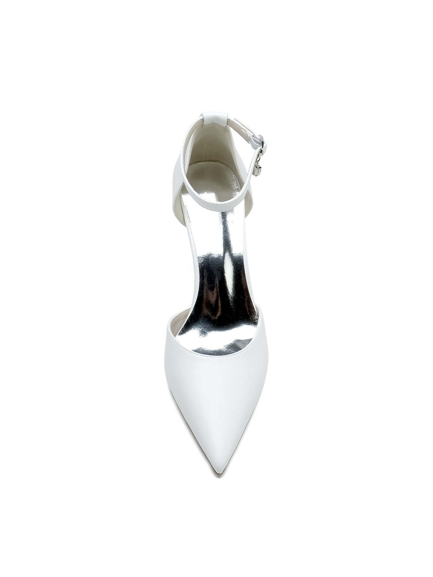 Bridesmaid Wedding Shoes for Women with Rhinestones and Pointed Toe High Heels