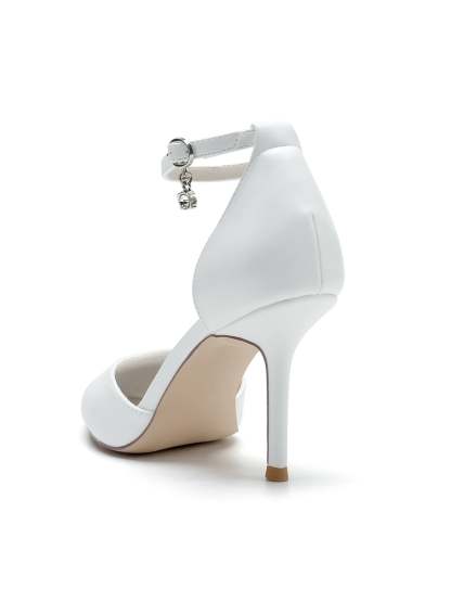 Bridesmaid Shoes for Women with Applique and Pointed Stiletto Heels