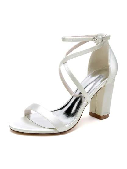 Bridal High Heel Open Toe Shoes for Women