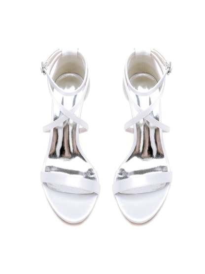 Bridal High Heel Open Toe Shoes for Women