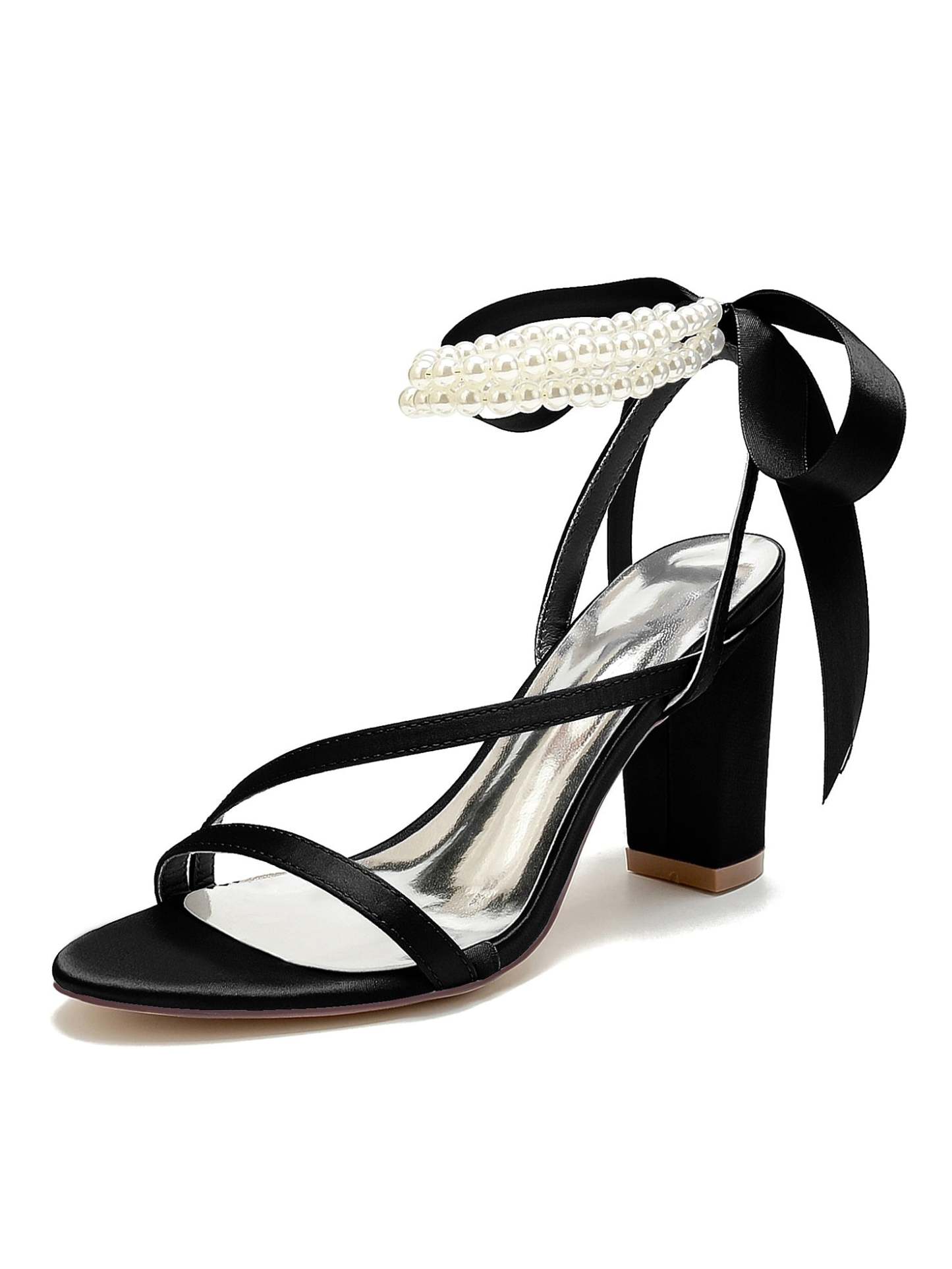 Beaded High Heel Bridesmaid Shoes for Women's Weddings