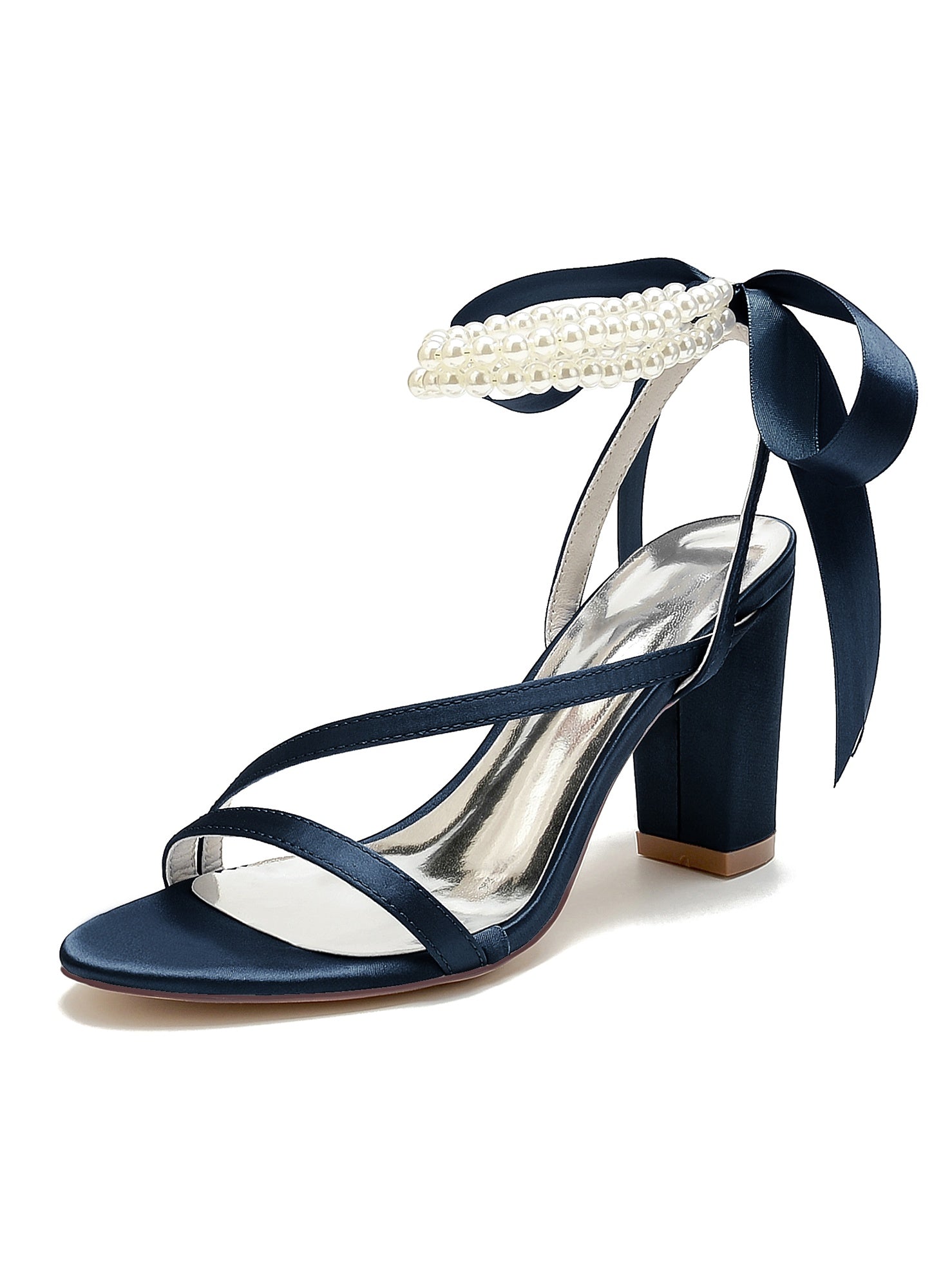 Beaded High Heel Bridesmaid Shoes for Women's Weddings