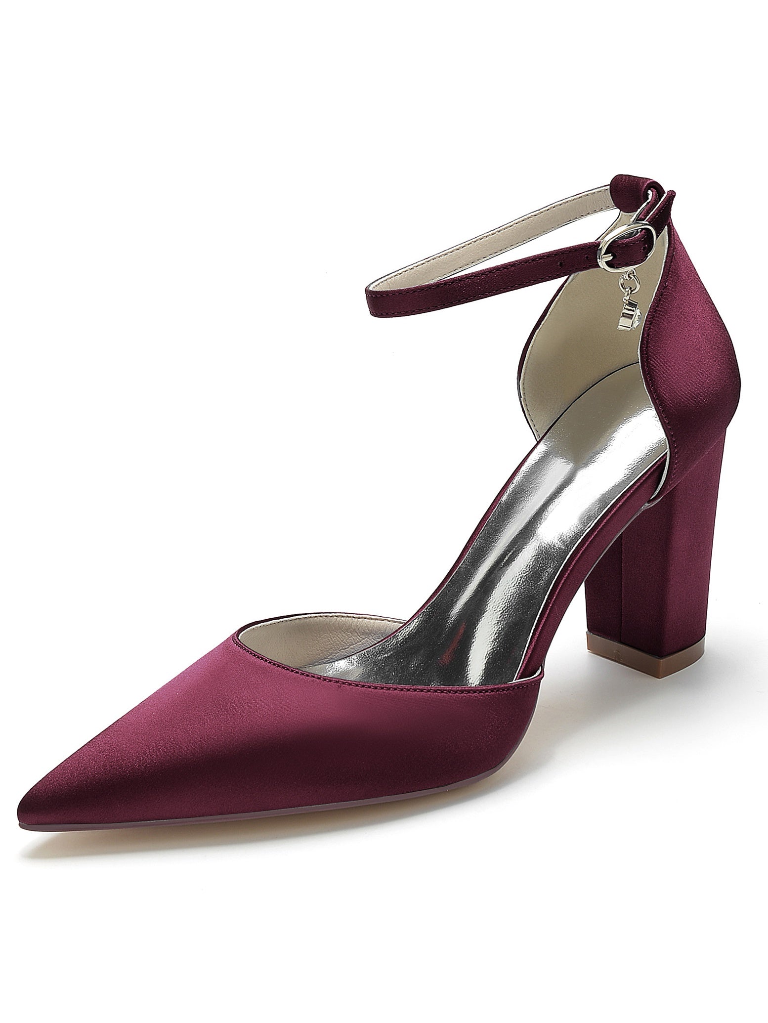 Bridal High Heel Pointed Toe Shoes with Rhinestones for Women