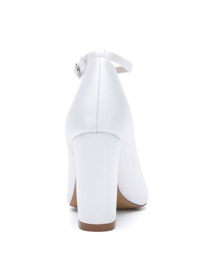 Bridal Stiletto Heels with Rhinestones for Women