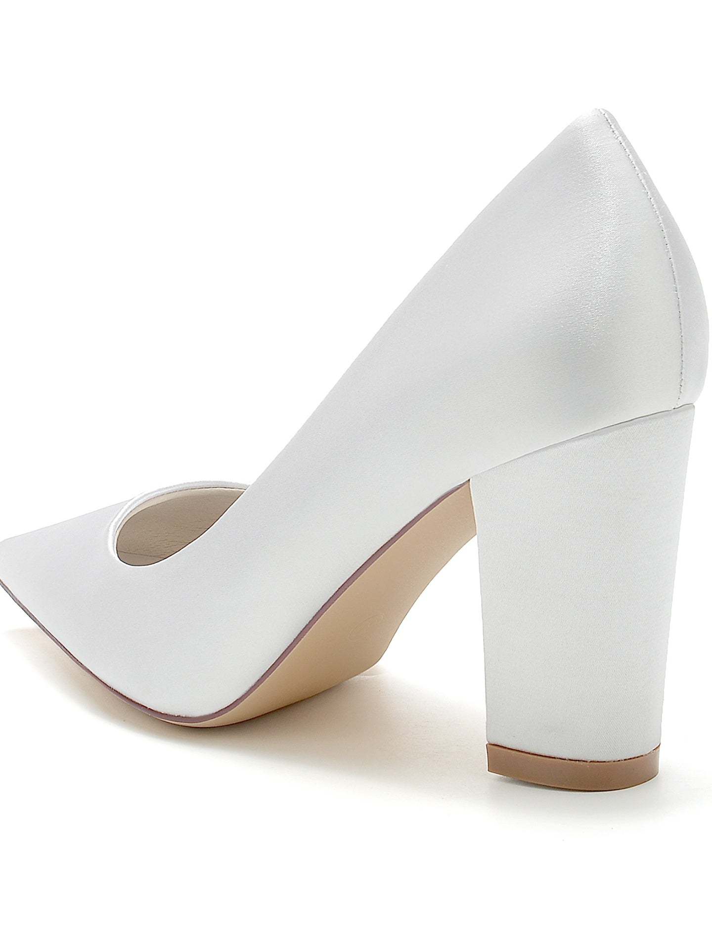 Bridesmaid Wedding Shoes for Women with Lace and Pointed Toe in High Heel