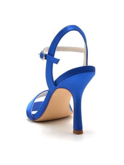 Bridesmaid Shoes for Women with Floral High Heels and Open Toe