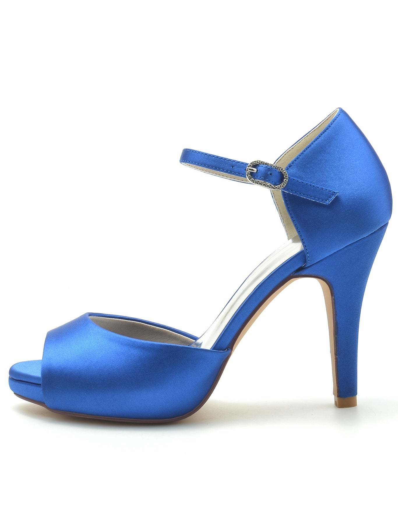 Bridesmaid's Open Toe High Heel Wedding Shoes for Women